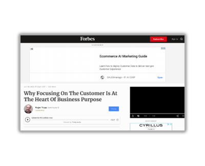 Why Focusing On The Customer Is At The Heart Of Business Purpose