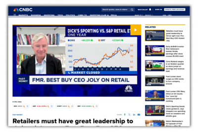 Retailers must have great leadership to thrive right now: Fmr. Best Buy CEO Hubert Joly